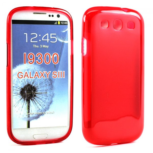 Wholesale Samsung Galaxy S3 i9300 TPU Gel Case (Red)